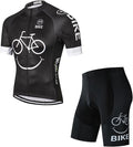 Cycling Jersey Men Full Zip Bike Shirt Racing Top Bicycle Clothing