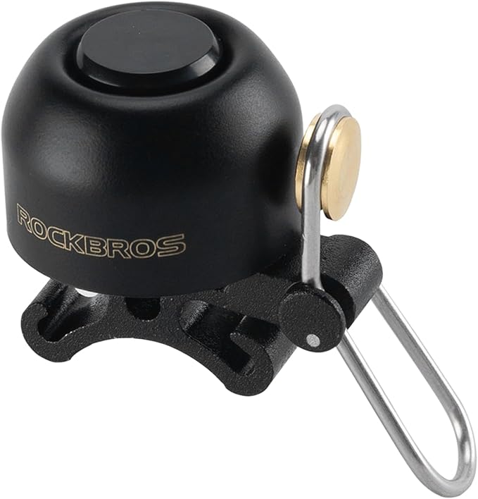 ROCKBROS Bike Bell Classic Bicycle Bell,Loud Sound 100dB Bike Bells for Adults Kids, Fit for 0.87-1.34in Bicycle Handlebars,Road Mountain Bike Accessories