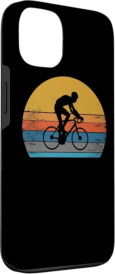 Racing Road Bike Vntage Cycling Riding Racing Bike Bicycle Case for iPhone 13
