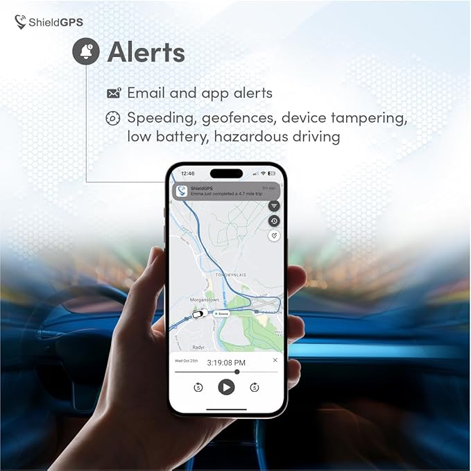 G1C - 4G Mini Wired GPS Tracker for Cars, Vehicles, RVs, Motorbikes, E-Bikes - Easy Self Install for Tracking, Anti Theft & Fleet Management