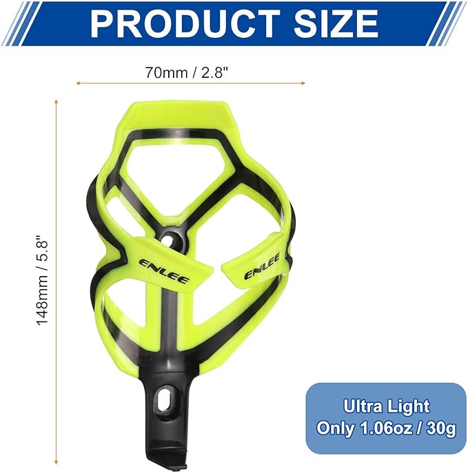 HARFINGTON Bicycle Water Bottle Holder Lightweight Bike Bottle Cages Cycling Cup Holder for MTB Road Gravel