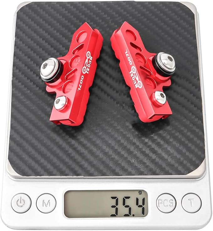 Bicycle C Caliper Extended Brake Pad (Set of 2) Bike Wear-Resistant Replaceable Aluminum Alloy Rim Brake for Road Bike,MTB,Folding Bike