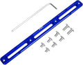 PLATT Bike Alt-Position Bottle Cage Mounts,Bike Bottle Cage Adapter,Bicycle B-RAD Mounting Base (Blue,3Slot)
