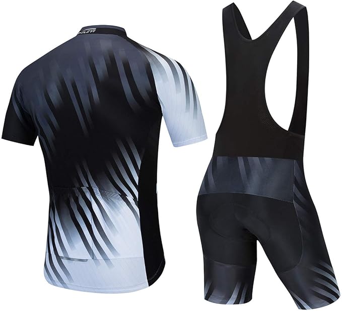 Men's Cycling Jersey Set, Summer Mountain Bike Clothing Short Sleeved Riding Jerseys