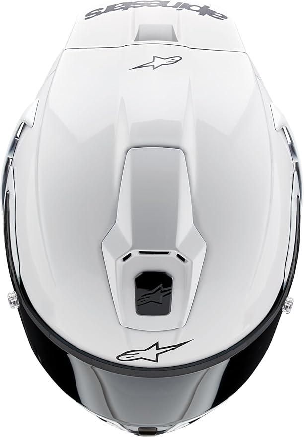 Alpinestars Supertech R10 Solid Helmet, Carbon Shell, CE-Certified, Advanced Ventilation & Fit