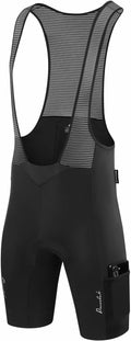 Przewalski Men's Cycling Bib Shorts for Gravel Bike, 4D Padded Biking Bib Shorts Riding Bicycle Tights