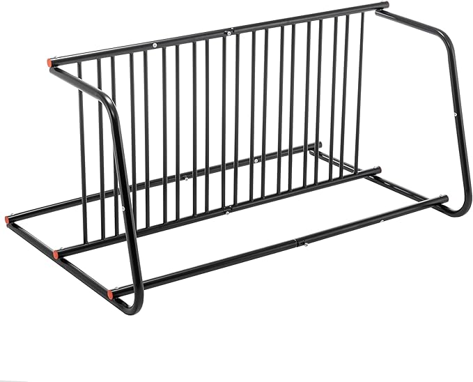 10 Holders Floor Bike Rack Stand, 60" Commercial Grid Bike Storage Rack, Freestanding Bicycle Storage Organizer Bicycle Floor Parking Stand for Garages Streets Yards Bike Events