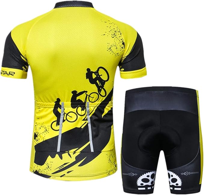 Sportswear Cycling Jerseys Short Sleeve Bike Clothing Bike top Men MTB Jersey Breathable Summer Black