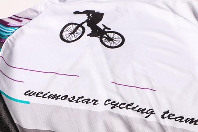 Weimostar Men's Cycling Jersey Men Mountain Bike Jerseys Short Sleeve Tops S-5XL