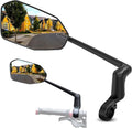 Xnito Handlebar Bike Mirror 1-Pcs, Large HD Field Of Vision, Aluminum Alloy Bike Mirror Handlebar Mount, Adjustable and Rotatable, Anti-shake Bicycle Rear View Mirror, Ebike accessories (Left)