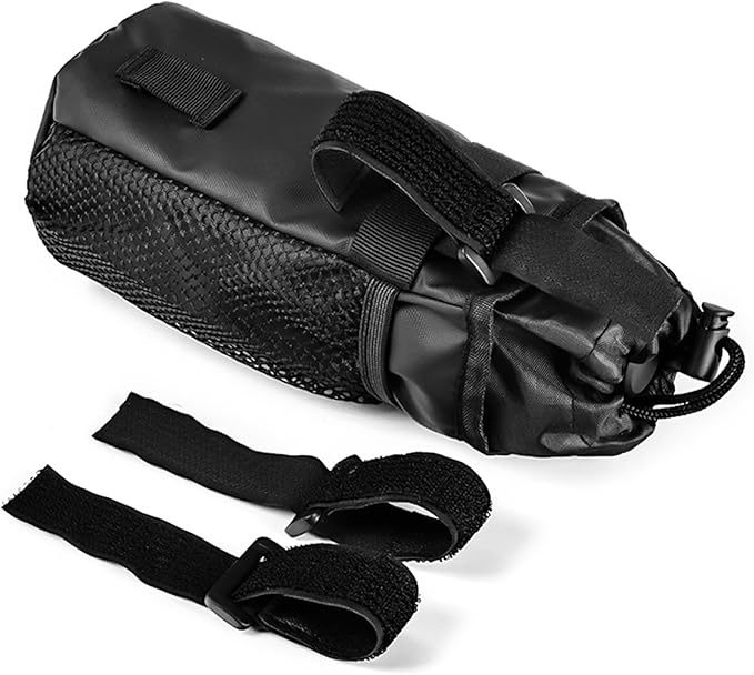 Bike Water Bottle Holder Bag Bike Bag Handlebar Stem Bag Bicycles Cup Drink Holder Insulated Stem Bag Bike Storage Pouch Bike Water Bottle Holder Bag Insulated Drink Cup Holder Handlebar Frame Strap