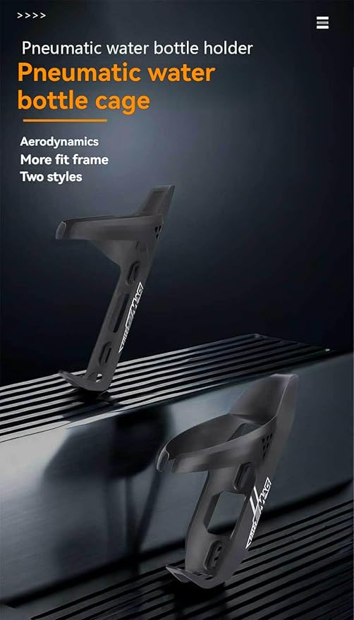Water Bottle Cage Ultra-Light Aerodynamic Carbon Fiber for Mountain and Road Bikes Universal Fit for 68-80mm Frame (Mag)