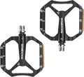 ROCKBROS Mountain Bike Pedals Aluminum 9/16" Sealed Bearing Lightweight Platform for Road Mountain BMX MTB Bike