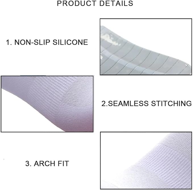 Cycling Socks Seamless Non-Slip Polka Dot Print Men'S Cycling Women'S Road Outdoor Running Sports Socks 1 Pair
