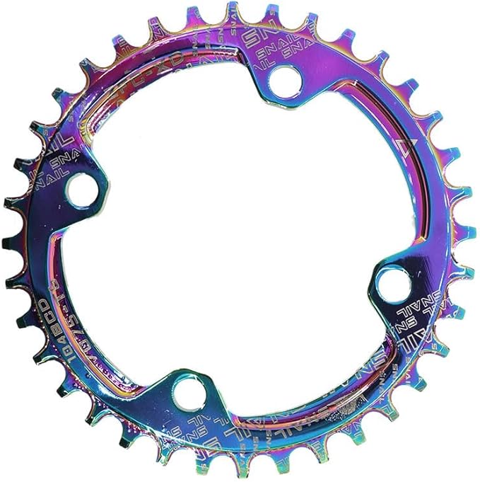 DJC Bike Chainring 104BCD Round/Oval 30t 32t 34t 36t 38t 40t 42t 44t 46t 48t 50t 52t Tooth Narrow Wide 7/8/9/10/11/12 Speed Ultralight MTB Mountain Bike 104 BCD Chainwheel