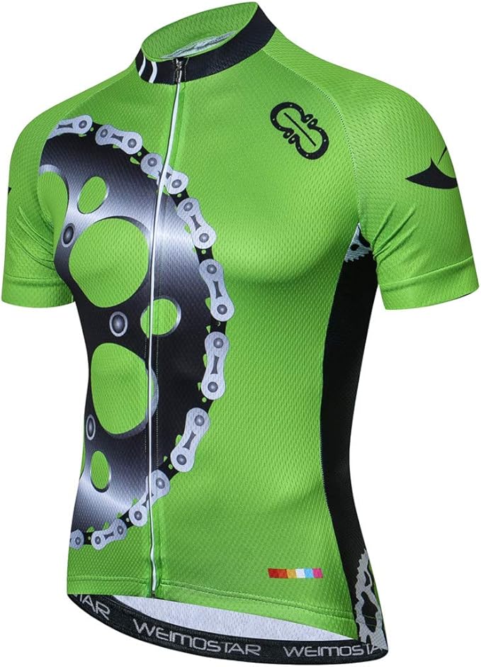 Sportswear Cycling Jerseys Short Sleeve Bike Clothing Bike top Men MTB Jersey Breathable Summer Black