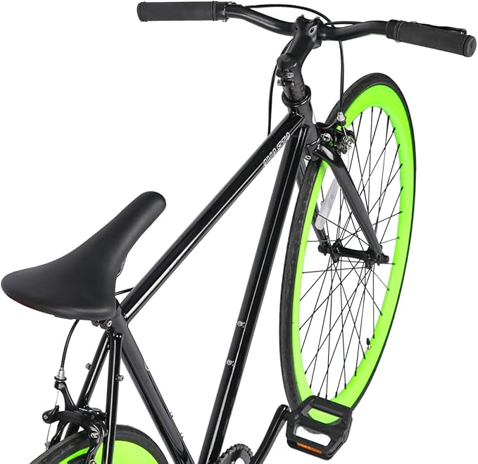 AVASTA Single-Speed Fixed Gear Urban Commuter Fixie Bike Flip Flop Hub Bicycle, Multiple Colors