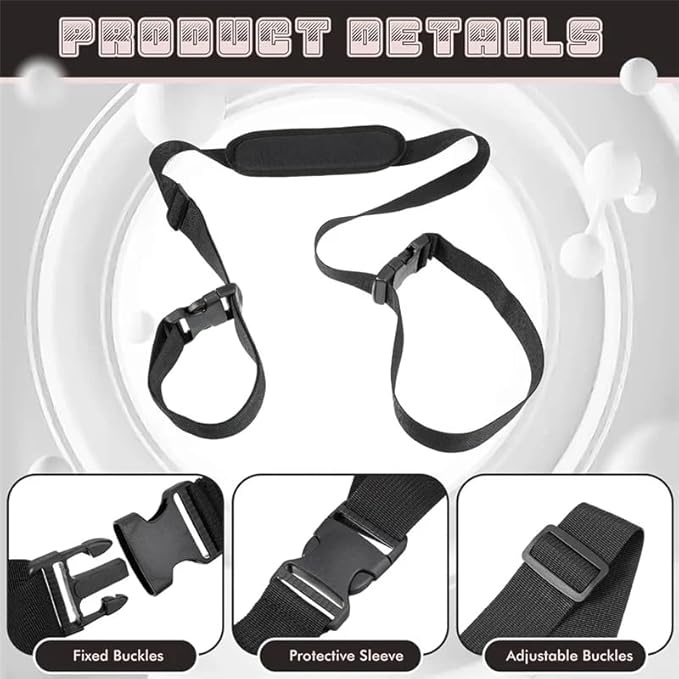 Electric Scooter Carry Strap Carrier with Quick-Release Buckles Folding Bike Carrying Straps Adjustable Hands-Free Shoulder Strap for Electric Scooters Foldable E-scooter Adult Commuter Scooter