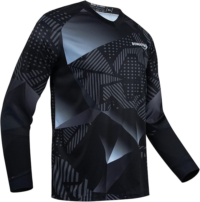 Cycling Jersey Long Sleeve Men's Mountain Bike Motocross Jersey Long Sleeve MTB T-Shirt