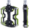 Bike Pedals 9/16" Lightweight Non-Slip Bicycle Platform Pedals - Fits Most Adult Bikes & Mountain Bikes &MTB, Road Bikes and Slip-Resistant Design