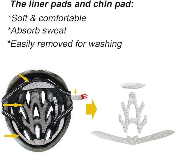 UPANBIKE Adult Bike Helmet - One-Piece Adjustable Safety Protection for Mountain & Road Bikes