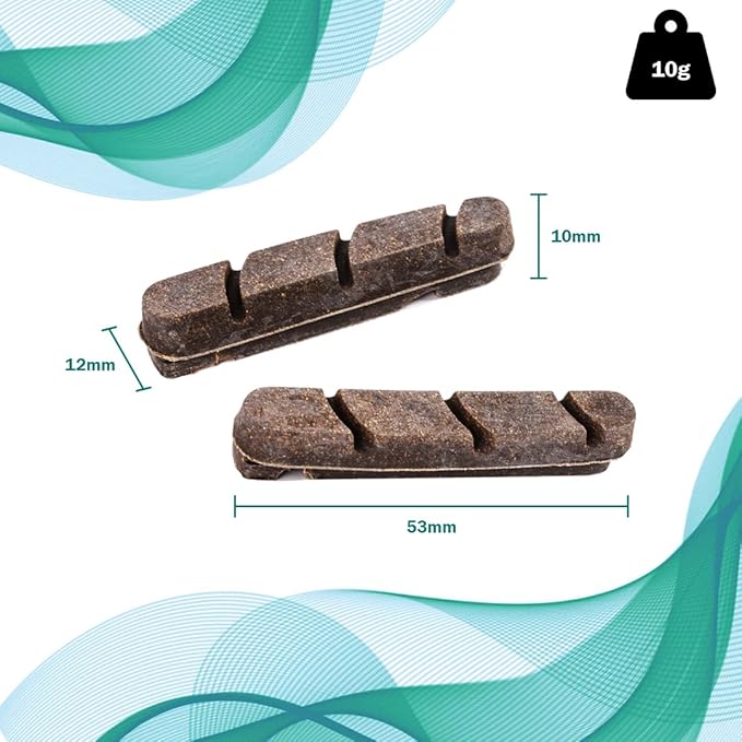 VeloChampion Bicycle Brake Pads for Aluminum Brake Surfaces. Bike Brake Pads for Rear and Front Brakes | Compatible with Brake Kits