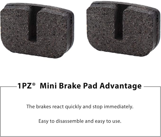 1PZ DP2-4S1 Brake Pads for MOTOVOX MBX10 79CC Moto MM-BB80 Baja Racer MINI BIKE REAR BRAKE PADS MBX-10 PARTS NEW (4 Pair)