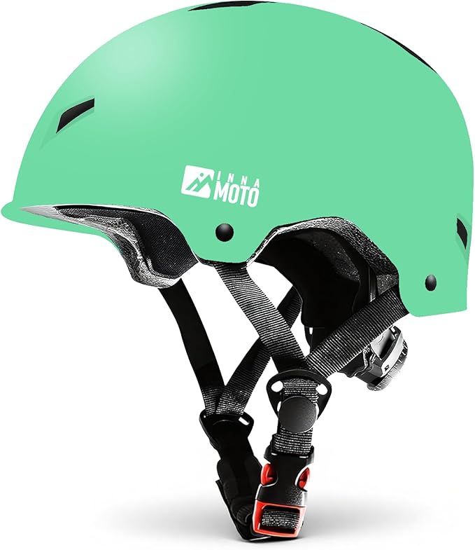 Skateboard Helmet for Adults - Adjustable Certified Safety Adults Helmet for Skateboarding Bike Bicycle Scooter Cycling Skate Skating Multisport Helmets for Women Men Boys Girls Kids Youth