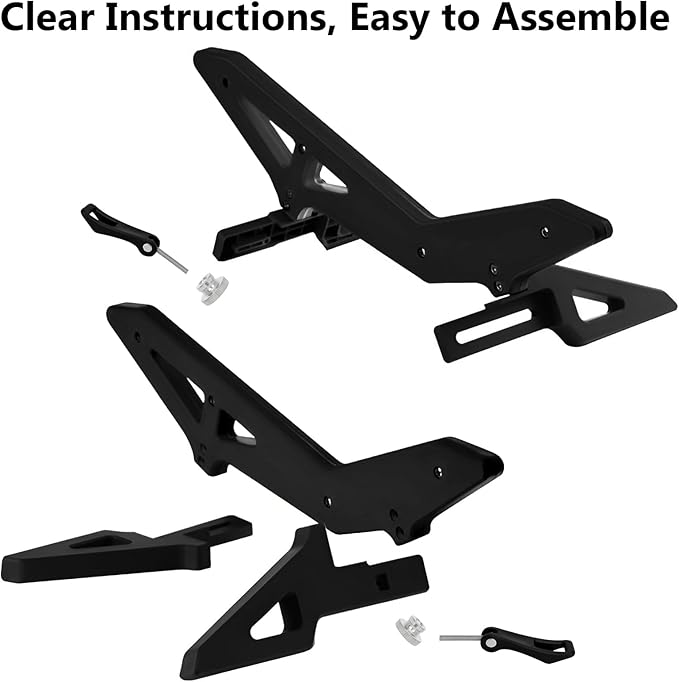 Adjustable Bike Floor Stand for 16"–29" Mountain & Road Bicycles, Foldable and Portable, Ideal for Indoor & Outdoor Garage Storage (Black)