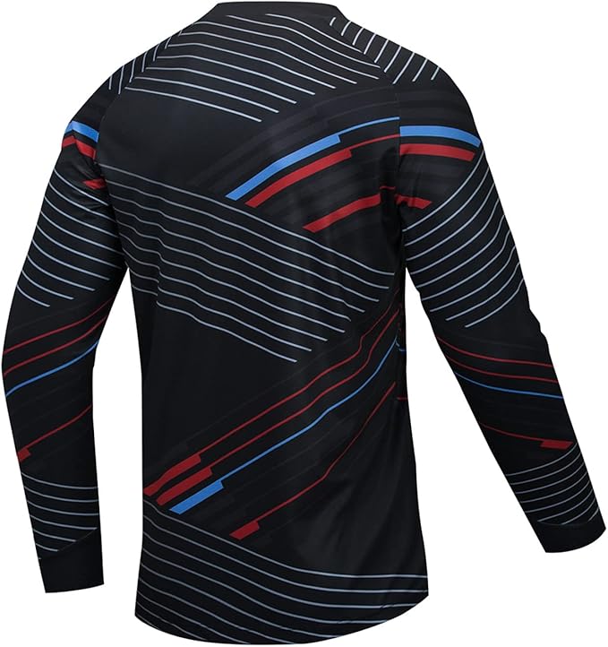 Cycling Jersey Long Sleeve Men's Mountain Bike Motocross Jersey Long Sleeve MTB T-Shirt