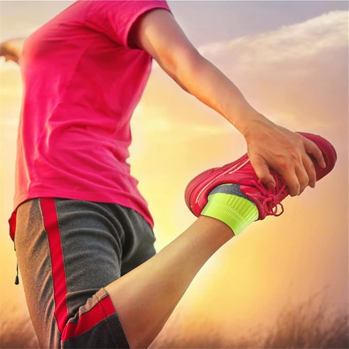QUXIANG Compression Socks for Women & Men Circulation 3/6/7 Pairs Arch Ankle Support 15-20 mmHg Best for Running Cycling