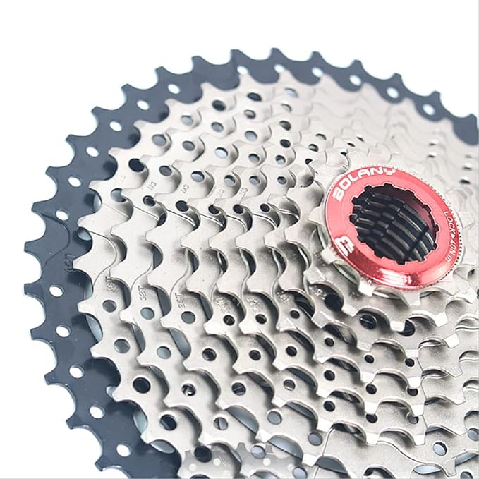 BOLANY Bike 8/9/10 Speed Cassette 11-25T/32T/36T/40T/42T/46T/50T Fit for MTB Bike, Road Bicycle, Lightweight Cassette, Compatible with Shimano SRAM Sunrace