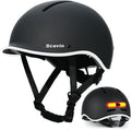 Bike Helmet for Adults with Rechargeable Rear Light, Adjustable Cycling Helmet for Men Women Youth - Safety Certified for Bicycle, Skateboard, Road Bike & Commuting