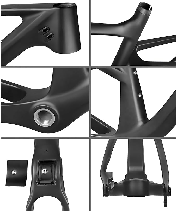 29er Mountain Bike Hardtail Frame 16.3/17.3/19.3/21.3in Thru Axle 12x148mm Boost Frame Disc Brake XC Cyclocross Frame Carbon Fibre Frame Internal Routing Max 2.4" Tire