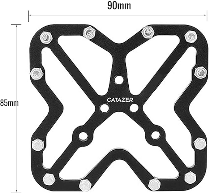 Clipless Clip-in Platform Adapter Pedal for Shimano SPD Pedals Aluminum Alloy Bike Pedal Adapter
