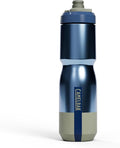 Camelbak Podium Steel 22oz Insulated Bike Water Bottle for Cycling, Mercury Deep Sea