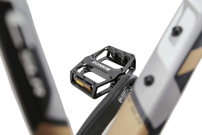Bike Pedals, Road Bike Pedals, MTB Pedals, Flat Aluminum Alloy Platform Sealed Bearing Axle 9/16 inch