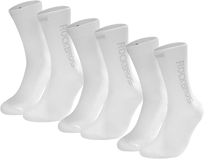 ROCKBROS Cycling Socks,Crew Length,Breathable & Non-Sticky with reflective logo,All Seasons for Men Women Bike Socks