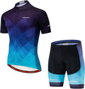 Hotlion Men's Cycling Jersey Set Summer Cycling Clothing Suit Pro Team Bike Clothes Road Biking Outfits Bicycle Kit for Men