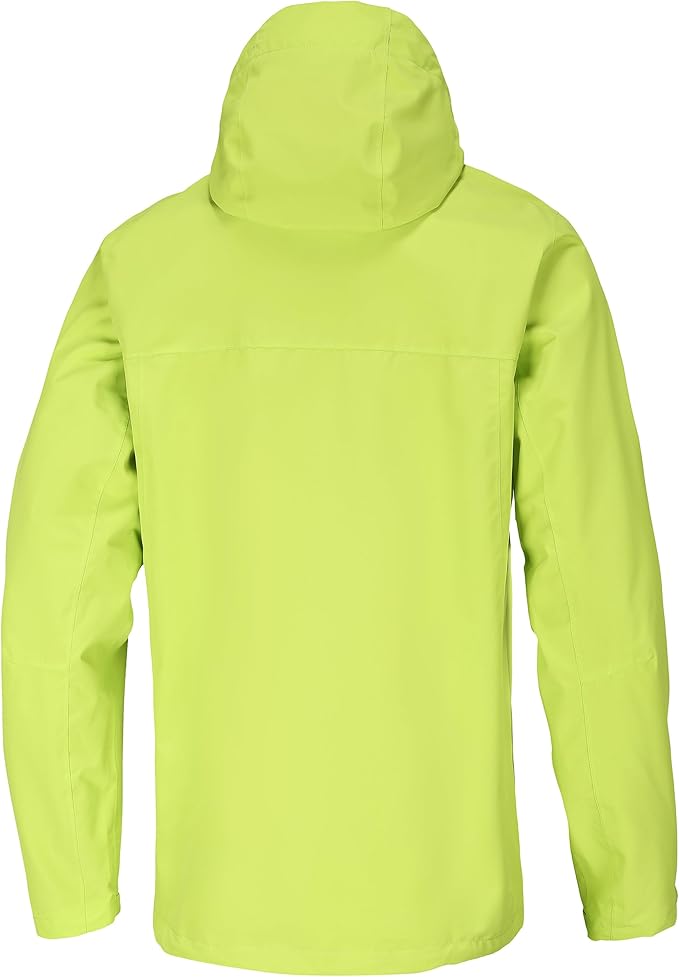 Mens Lightweight Hooded Waterproof Rain Jacket Breathable Raincoat Shell for Outdoor Mountain Hiking