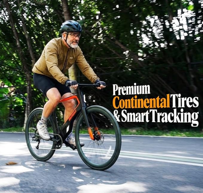 Eahora Urace Convertible Full Carbon E-Road Bike, T800 Carbon Fiber Frame, 360WH Hidden Battery, 250W Hub Motor, 11-Speed Electronic Shifting, 700C Racing & Training Road Ebike for Beginners to Pros
