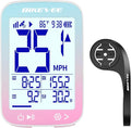 Bike Speedometer GPS Wireless Cycling Computer – Auto Start/Stop, Auto Backlight, Waterproof Bicycle Odometer MPH KM/H, 2.4" LCD Display