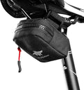 Compact Cycling Saddle Bag - Fits Under Bike Seat for easy storage - Road Bike & Bicycle Seat Bag - Tiny Durable & Water-resistant (Standard)