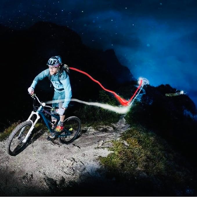 USB Rechargeable Bike Light Set, LED Front Headlight & Rear Tail Light, Waterproof Bicycle Light, 4 Modes, Silicone & Plastic, Bright LED, Outdoor Bike Lighting, Rechargeable Bicycle Light Set