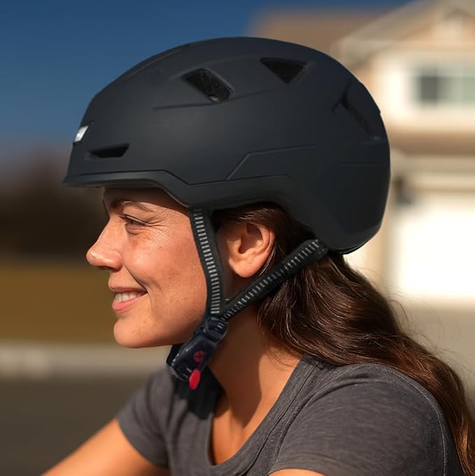 XNITO Bike Helmet with LED Lights - Urban Bicycle Helmet for Adults, Men & Women - CPSC & NTA-8776 Dual Certified - Class 3 E-Bikes, Scooters, Onewheel, Commuter, Mountain