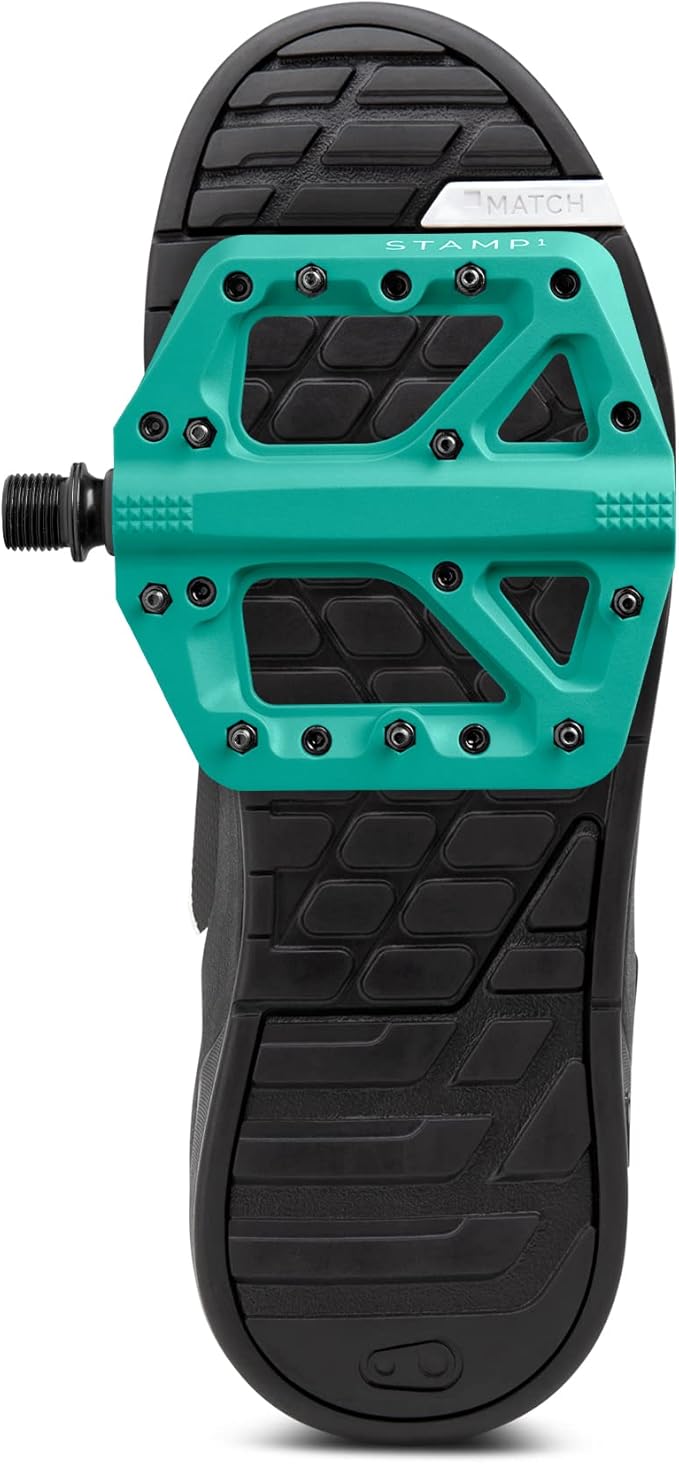 Crankbrothers Stamp Flat MTB Pedals - Size-Specific, Lightweight, Versatile, Durable Bike Pedals