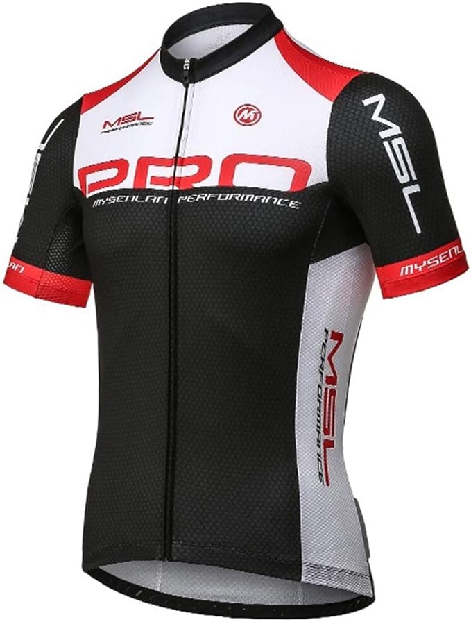 Mysenlan Short Sleeve Cycling Jersey for Man Bike Bicycle Shirts Breathable Riding Sports Jerseys