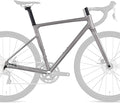 700C Road Bike Frameset 41cm 45cm 48cm 51cm 54cm Aluminum Alloy Disc Brake Frame with Carbon Fibre Fork Thru Axle F12x100mm R12x142mm Internal Routing BSA BB68mm