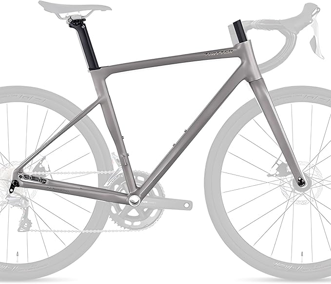 700C Road Bike Frameset 41cm 45cm 48cm 51cm 54cm Aluminum Alloy Disc Brake Frame with Carbon Fibre Fork Thru Axle F12x100mm R12x142mm Internal Routing BSA BB68mm