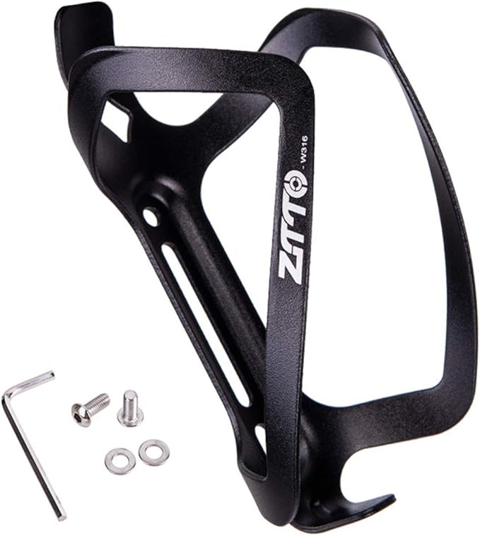 ThinkTop Bike Water Bottle Cage, Lightweight and Strong Bicycle Water Bottle Holder Adjustable, Aluminum Alloy Bike Bottle Holder for Road Mountain Bikes Cycling